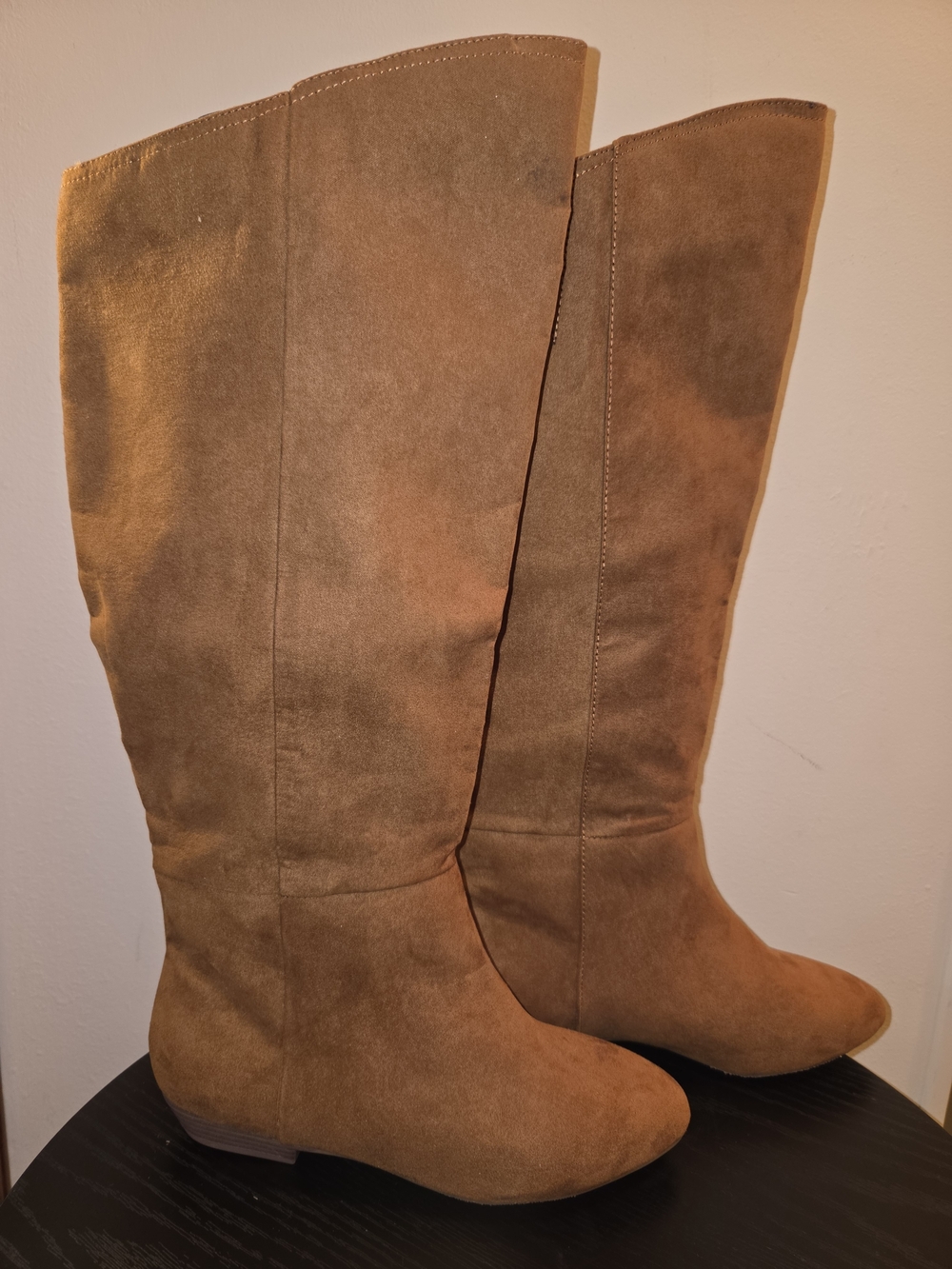 Bavitaa Suede Over-the-Knee Boots in Brown US 7